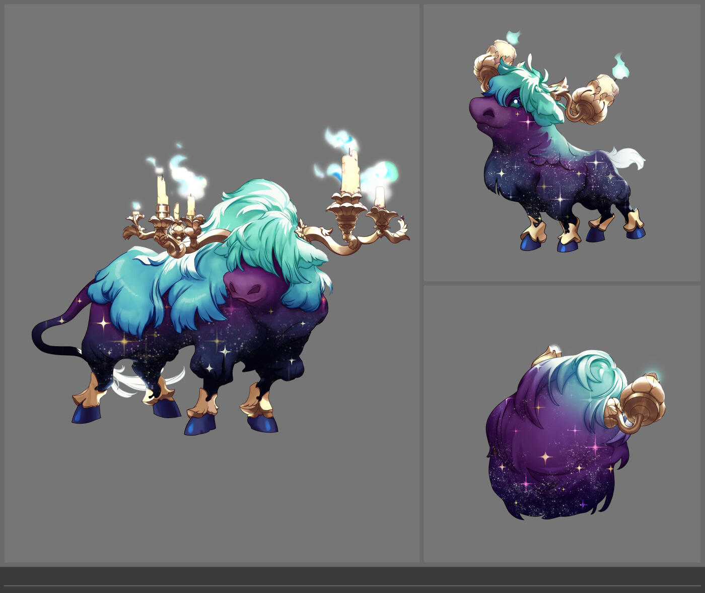 Yakadle Familiar ELDARYA BEEMOOV familiar fantasy creature design illustration game asset final version